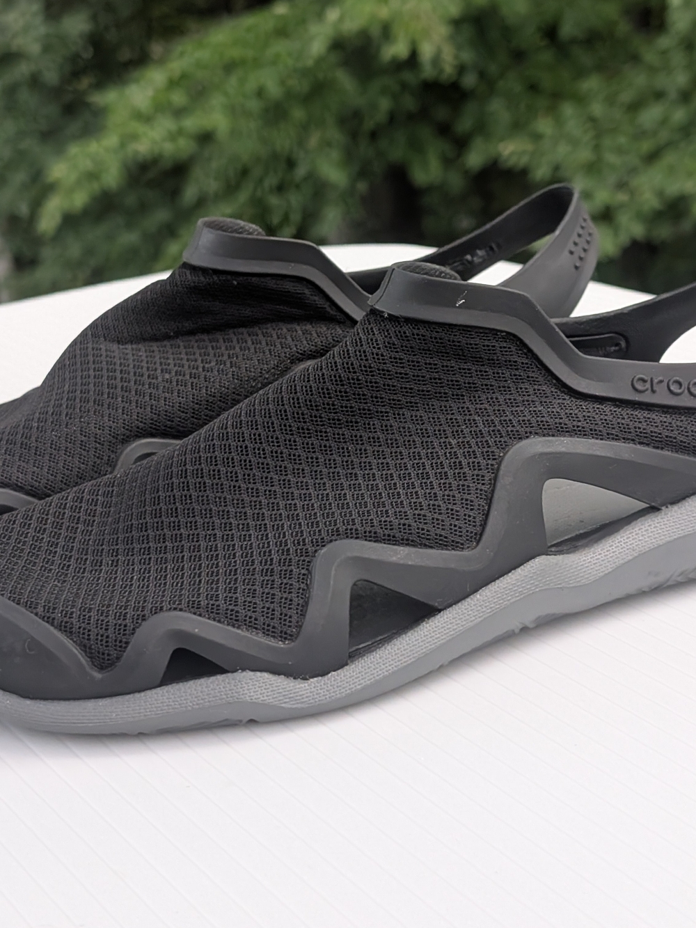 Crocs LiteRide Mesh Slip-On Clog - Black